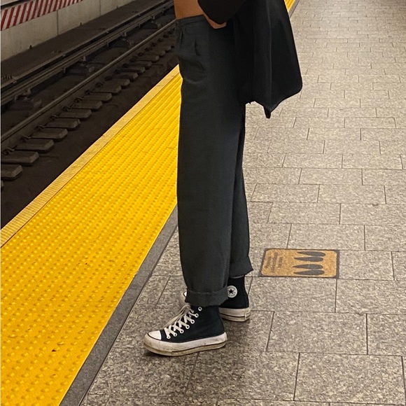 Cute Vintage Trousers! No size but fits like a 25/26 waist - Picture 6 of 6